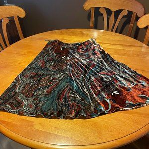 ETRO velvet Skirt Multi color original